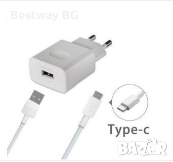 Комплект, мрежово зарядно TC-9, бързо зареждане, кабел за TYPE-C,, microUSB ИЛИ ЗА TYPE C по желание