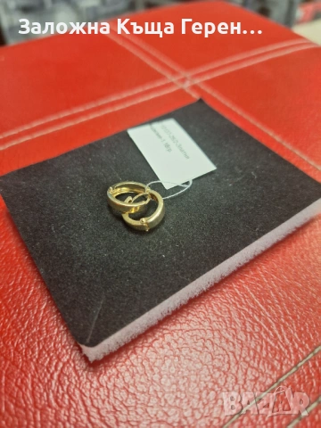 Детски златни обеци - 1,16 гр., снимка 4 - Обеци - 53412249