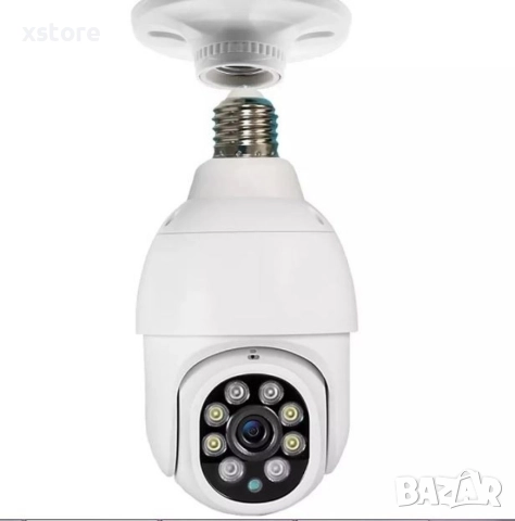 Куполна Wi-Fi камера под формата на крушка с широкообхватен ъгъл на видимост, снимка 5 - Друга електроника - 52808280