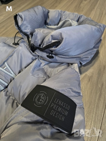 Жестоко мъжко зимно сиво яке LENASSO PREMIUM , снимка 5 - Якета - 52286418