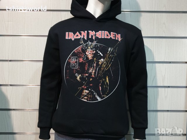 Нов мъжки суичър с дигитален печат на IRON MAIDEN - Senjutsu Samurai Eddie Snake Death С ГРЪБ, снимка 9 - Суичъри - 38906732
