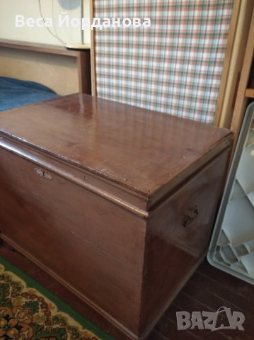 Стара дървена ракла, снимка 1