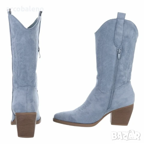 Дамски уестърн и байкърски ботуши, 5цвята , снимка 6 - Дамски ботуши - 50943666