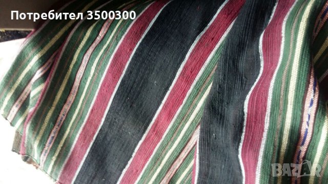 Родопско одеяло 100 % вълна и тъкани пътеки с размери ширина 87 см /дължина 6 метра , снимка 2 - Олекотени завивки и одеяла - 40534804