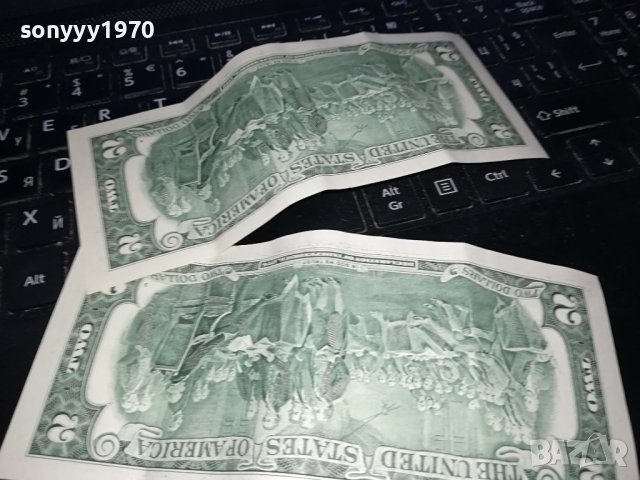 ДВЕ БАНКНОТИ ОТ 2 ДОЛАРА ЗА КОЛЕКЦИЯ 1808231853, снимка 9 - Колекции - 41897203
