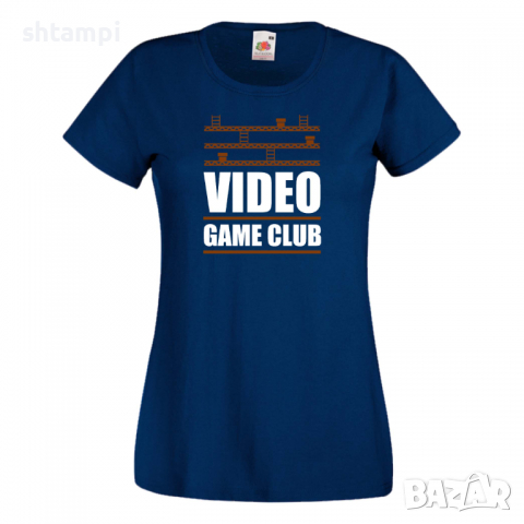 Дамска тениска Video Game Club, снимка 10 - Тениски - 36192953