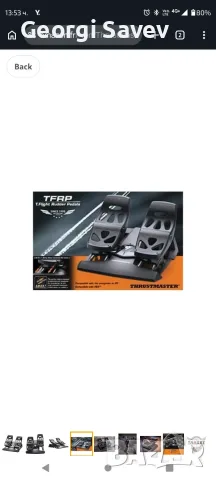 Thrustmaster TFRP T.Flight Rudder Pedals, снимка 4 - Джойстици и геймпадове - 56004701