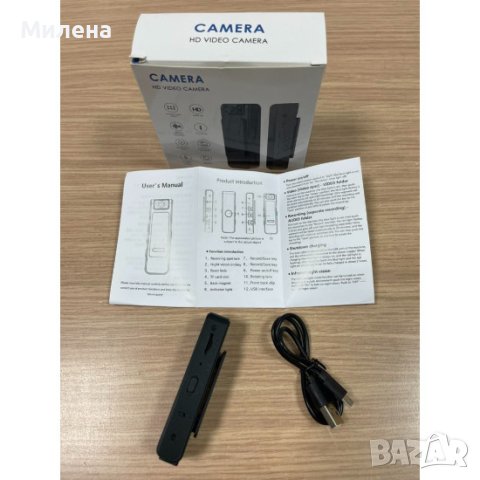 CS08 Body Cam 6016 - Скрита камера за ревер, снимка 7 - Камери - 41962784