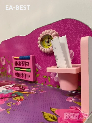🎨 Детски комплект бюро + стол – регулируем, с образователни аксесоари и забавен дизайн! 🎨, снимка 4 - Мебели за детската стая - 51423912