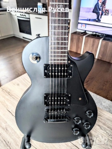 Epiphone Goth Les Paul Studio, 2012, Korea, снимка 3 - Китари - 52477347