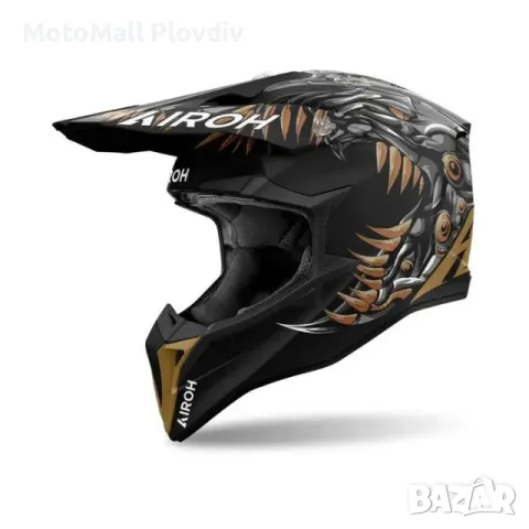 Каска Airoh Wraaap Cyborg Matt и Music Gloss / нови разцветки, снимка 2 - Аксесоари и консумативи - 49289975