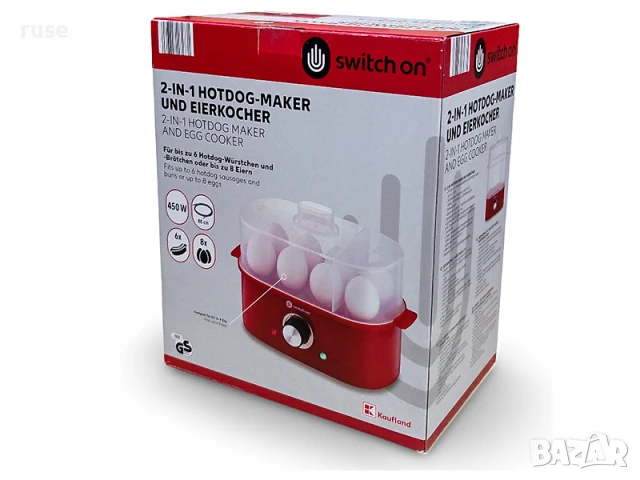 НОВ! Уред за хот дог и яйцеварка 2 в 1, снимка 9 - Уреди за готвене на пара - 50702950