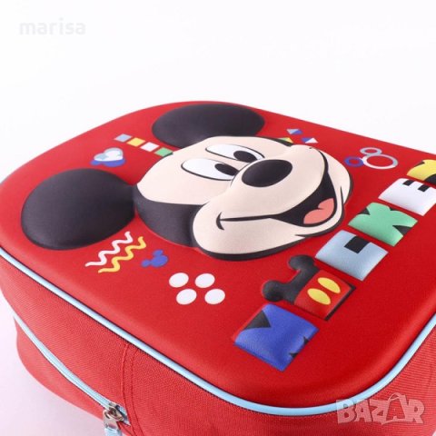 Детска раница Disney Mickey 3D, 31cm 8445484133813, снимка 3 - Раници - 41797514