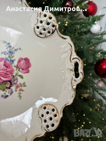 Голямо плато Rosenthal, снимка 3 - Антикварни и старинни предмети - 53339430