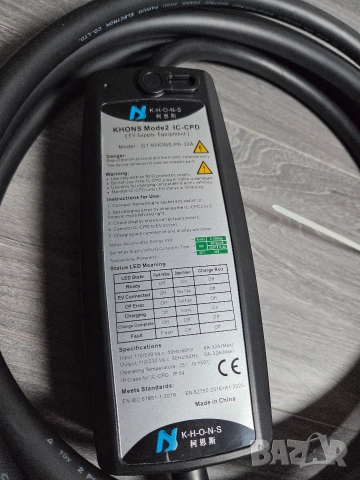ПРОМО ! KHONS 7.4 kW Type 1 зарядно за електрически автомобили / коли !, снимка 10 - Аксесоари и консумативи - 52577585