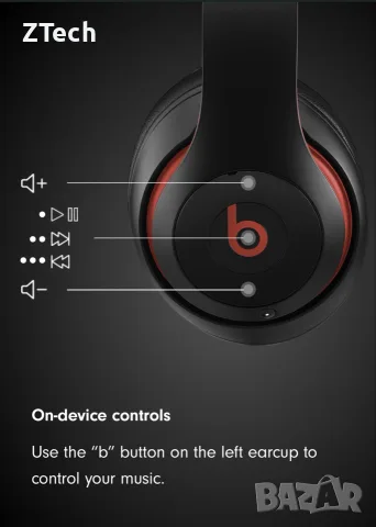 Beats By Dre Studio 2 Bluetooth Слушалки, снимка 10 - Bluetooth слушалки - 55973971