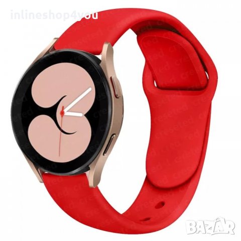 Силиконова Каишка за Huawei Watch GT3 GT2 42мм Samsung Watch 4 Active, снимка 8 - Смарт гривни - 35926086