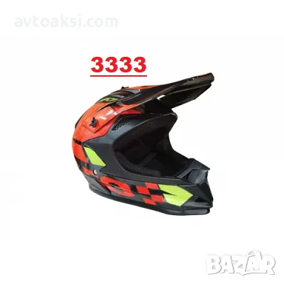 Каска Крос Мотор/Скутер/Бъги/Вело/АТВ 10-Разцветки, снимка 16 - Аксесоари и консумативи - 47590328