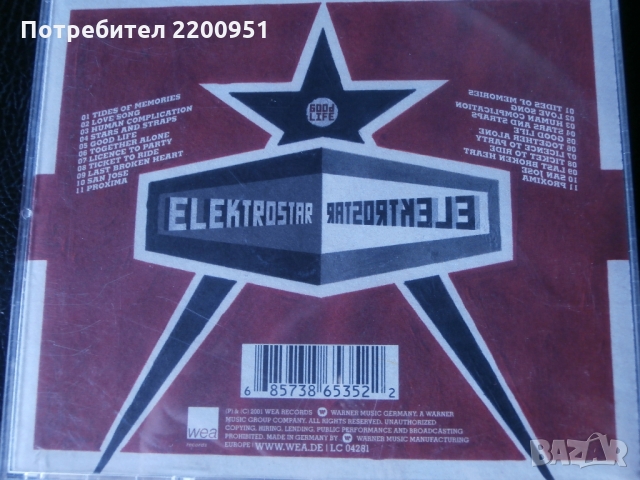 ELEKTROSTAR, снимка 6 - CD дискове - 36066384