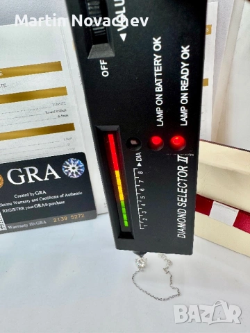 Сребърна гривна с мойсанит (Диамант) 1 карат, снимка 9 - Гривни - 53820718