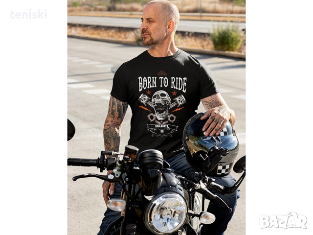 Рокерска мото тениска 5 модела всички размери, снимка 2 - Тениски - 29496570