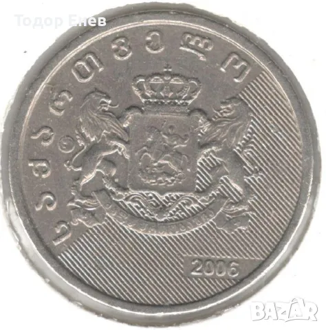 Georgia-1 Lari-2006-KM# 90, снимка 2 - Нумизматика и бонистика - 49405136