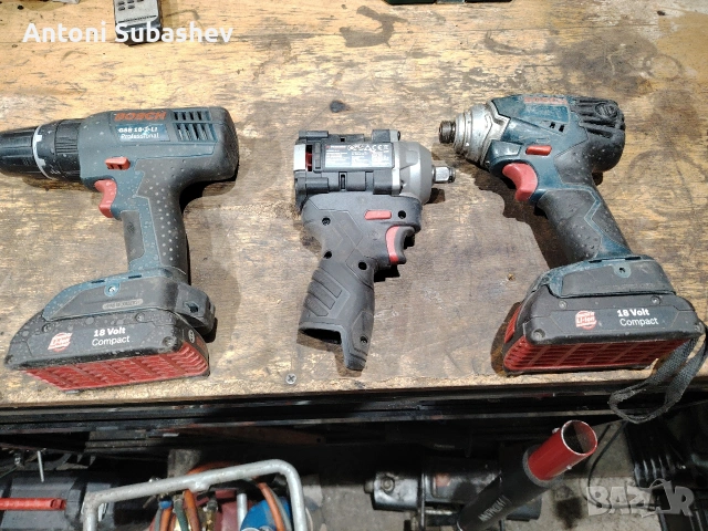 продавам работещи винтоверт на бош, импакт на бош и гайковерт на Парксайд. 
