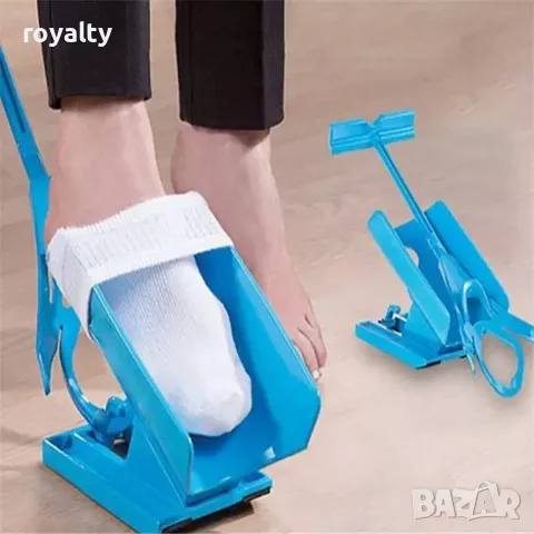 Уред за лесно обуване и събуване на чорапи