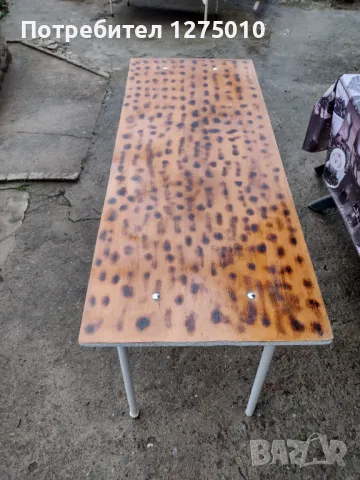 Маса със метална конструкция , снимка 3 - Маси - 49744301