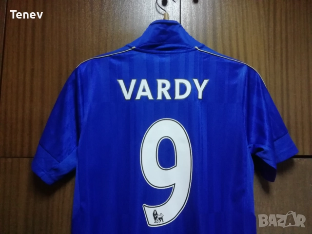 Leicester City Vardy 2016 2017 Home Puma оригинална тениска фланелка Лестър Сити Варди , снимка 3 - Тениски - 52939431