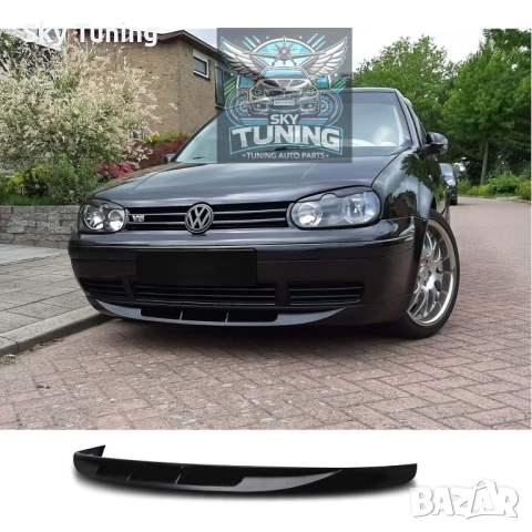 Преден лип спойлер за голф 4/vw bora / vw golf 4 lip spoiler MK4 бора, снимка 2 - Аксесоари и консумативи - 53193126