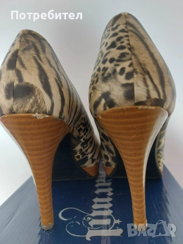 Дамски затворени обувки на ток номер 39, снимка 4 - Дамски обувки на ток - 32703180