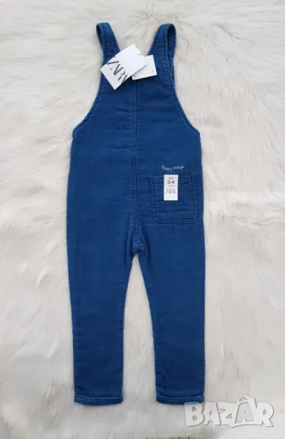Дънков гащеризон ZARA 3-4 години, снимка 8 - Детски панталони и дънки - 49653917