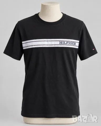 Tommy Hilfiger – черна тениска, размер M