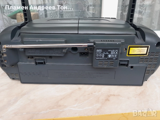 Касетофон SANYO , снимка 2 - Радиокасетофони, транзистори - 52864296