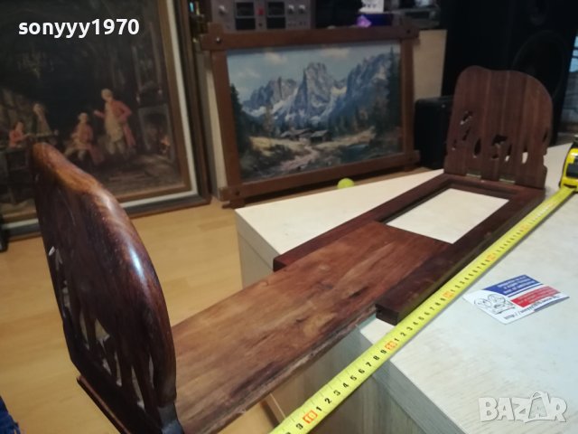 държачи за книги-слонове екзотично дърво сгъваема поставка M1306231726, снимка 7 - Антикварни и старинни предмети - 41144562