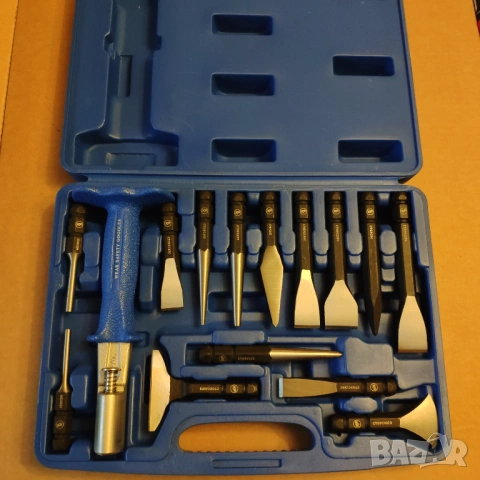 CORNWELL TOOLS 15части качествени длета Punch and Chisel Set, снимка 2 - Къртачи - 52877325