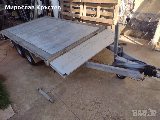 "Schmid PAT 250 UEL" Масивно двуосно ремарке 1300кг, снимка 12 - Ремаркета - 52094859