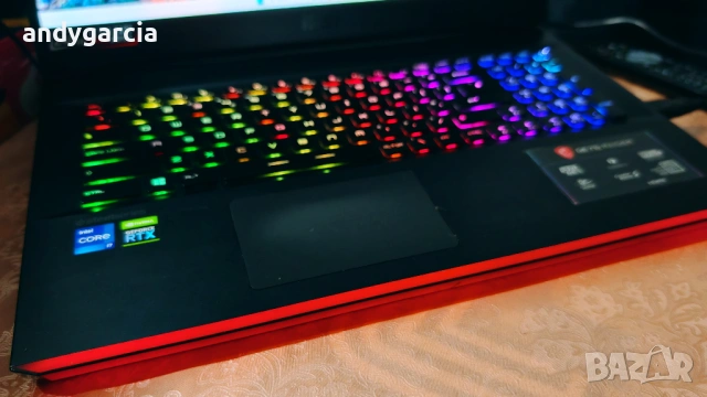 NVidia RTX 3070 8GB/Intel Core i7-11800H/16GB RAM/1TB SSD NVMe/17.3 IPS 240Hz FullHD/MSI Raider 76, снимка 9 - Лаптопи за игри - 53757006