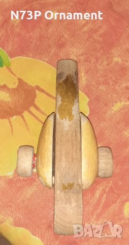 СТАРА ДЪРВЕНА ИГРАЧКА. ПТИЦА. ПИЛЕ. , снимка 3 - Антикварни и старинни предмети - 35804974