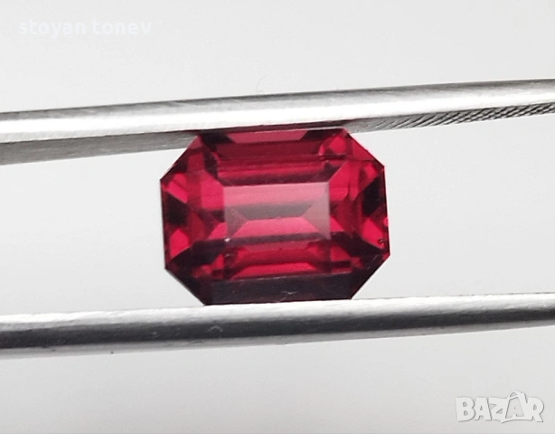 Рядък 3.51 каратов  кърваво червен транат от Африка,натурален, нетретиран! , снимка 4 - Други - 53751901
