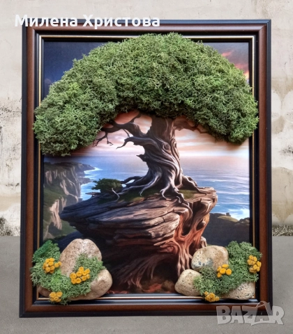 Картина със скандинавски мъх „Вечният пазител“