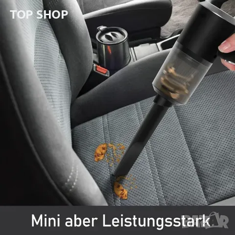 Мощна ръчка акумулаторна прахосмукачка с комплект накрайници  WHJC, снимка 4 - Прахосмукачки - 48804883