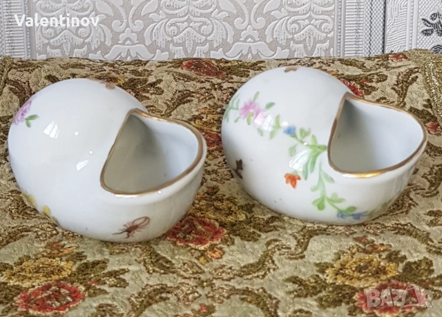 Две старинни порцеланови солнизи- Лимож- Франция , снимка 2 - Сервизи - 53467753