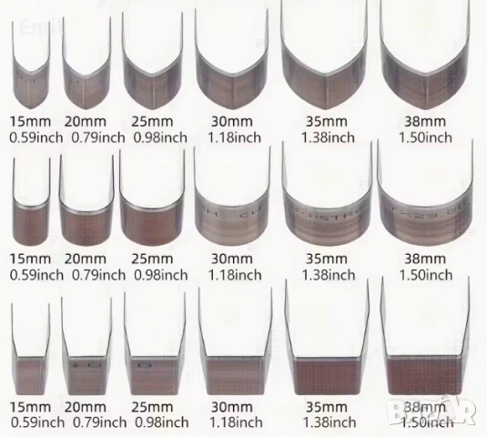 Комплект остриета за изрязване на кожа
