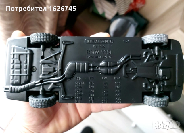BMW 535i 1:24 Schabak, снимка 12 - Колекции - 53002311