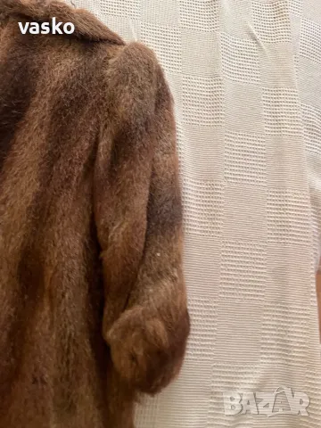Дамско палто-естествено, снимка 10 - Якета - 49355966