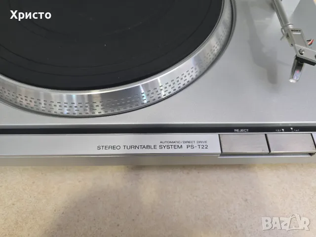 🔊 Sony PS-T 22 🔊 Ortofon om 10, снимка 4 - Грамофони - 49903801
