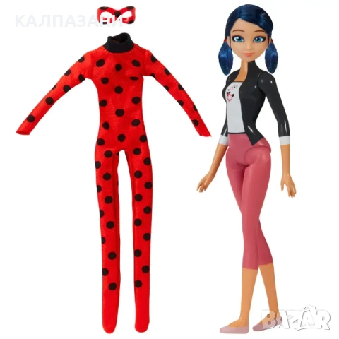 MIRACULOUS Калинката и Котарака XL фигура с костюм 50270, снимка 6 - Кукли - 51889289