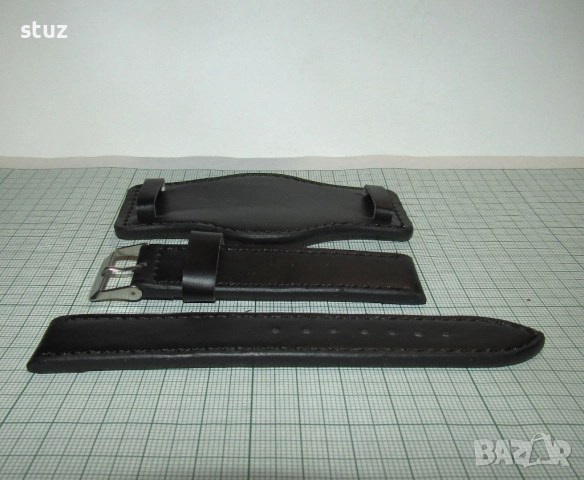 Кожени каишки за мъжки часовници, с подложка , снимка 8 - Каишки за часовници - 52724639